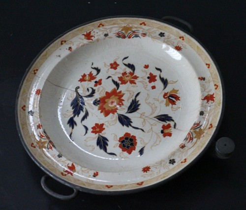 Ancienne assiette chauffe plat - ancienne,