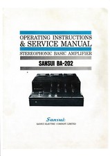 Manuel De Service Pour Sansui