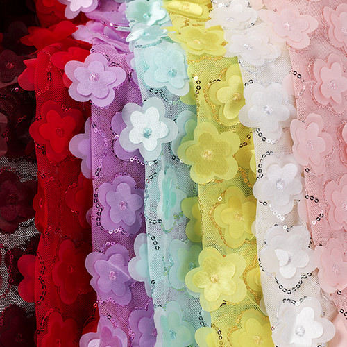 Maille matériel fleur - matériel, 3d