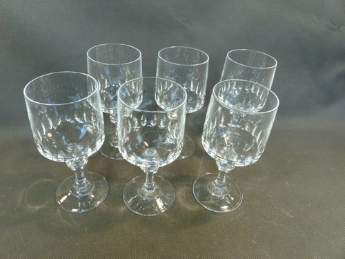 Lot anciens verres à eau - 6,