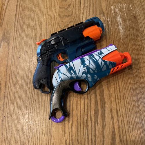 Two nerf blaster modified and - two,