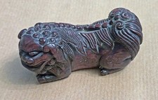 Ancienne sculpture bois laqué