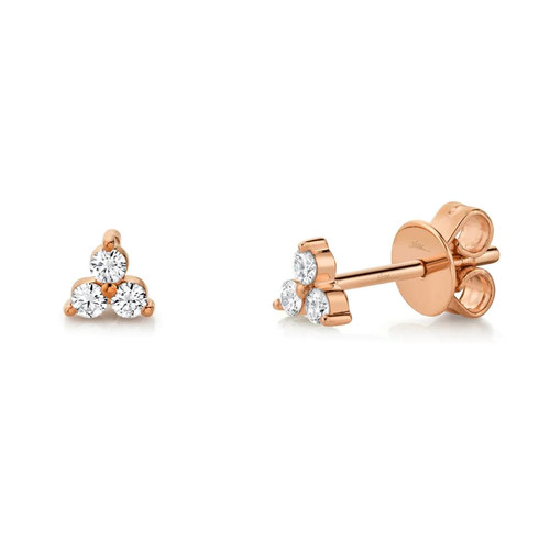 14k rose boucles oreilles - 14k,