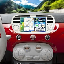 [1+32GB] Android 13 Autoradio  CarPlay/Android Auto pour FIAT 500 2007-2015