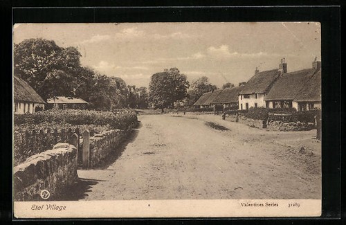 Carte postale etal village - postale,
