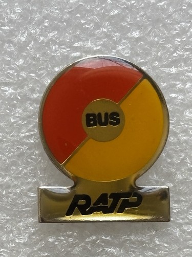 Pin ratp station bus jaune - pin’s,