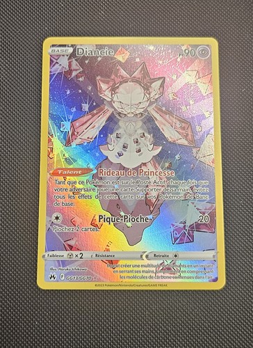 Carte pokémon diancie - carte,