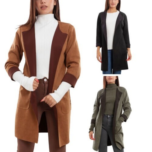 Veste femme daim manteau - veste,
