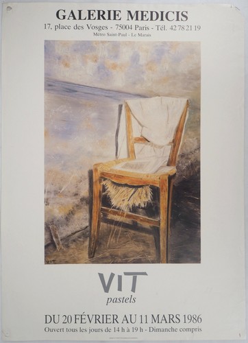 Affiche art antoine vit - [affiche, d'art]