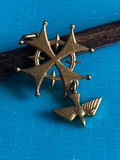 Vintage Pendentif Croix