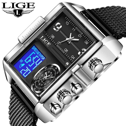 Hommes montre numérique sport - numérique,