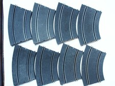 8 Rails pour circuit de voiture électrique Jouef 2ème génération ref 323 noir 