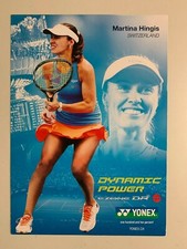 CARTE GRAND FORMAT YONEX // MARTINA HINGIS - SWITZERLAND