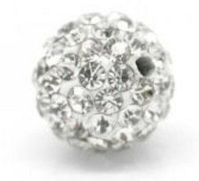 10 perles strass 6 mm