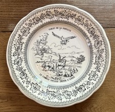 Assiette Gien Fable De La