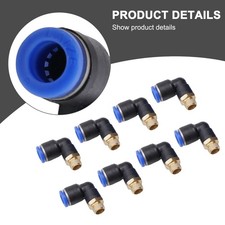 8 X Coude 8mm 1/8 for Corghi Manteaux Pneu Changer Connecteur Accessoires 9.5mm