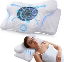 Oreiller Ergonomique Cervical, Oreiller Memoire Forme pour Les Dormeurs sur Le