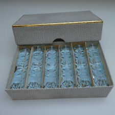 BOX OF 12 FRENCH KNIFE REST CRISTAL DESIGN BRAND  CRISTALDO VERY GOOD CONDITION