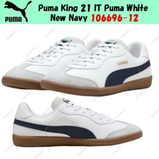 Taille homme Puma King 21 IT Puma blanc neuf marine 106696-12