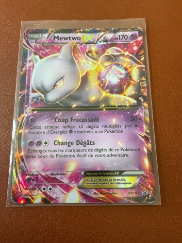 Carte pokémon mewtwo - pokémon, xy107