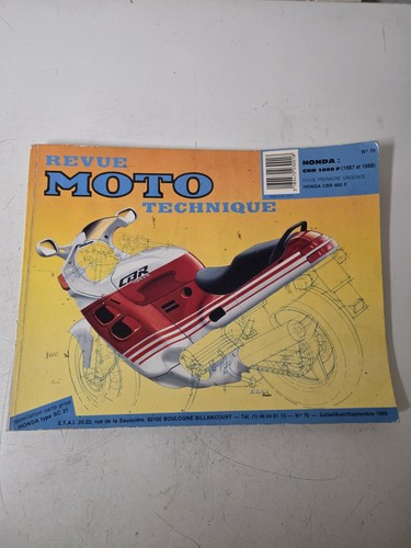 Revue technique moto honda cbr - moto,
