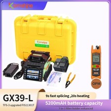 Komshine GX39-L FTTH Soudeuse à Fibre Optique avec Cliveuse ajouter + OPM cadeau