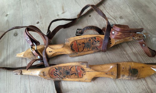 Ancienne paire patins à - paire, de