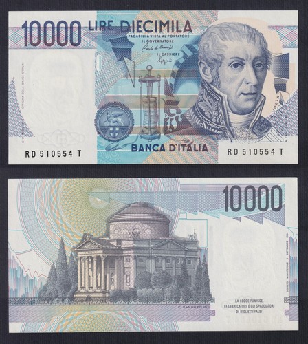 Billet italie 10000 - billet,