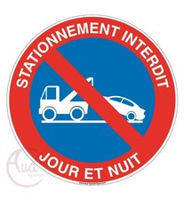 Panneau stationnement interdit