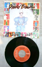VINYLE 45 TOURS  DAVID BOWIE  ASHES TO ASHES  / PB 9575  VINTAGE 1980