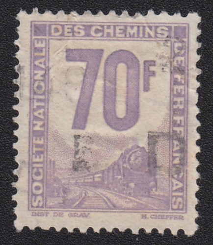 Timbre france 1944 sncf - france, 1944-47