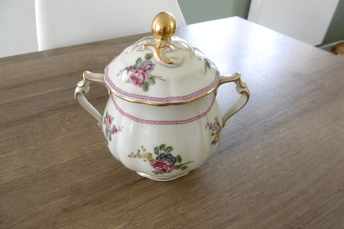 Ancien sucrier porcelaine - sucrier, en