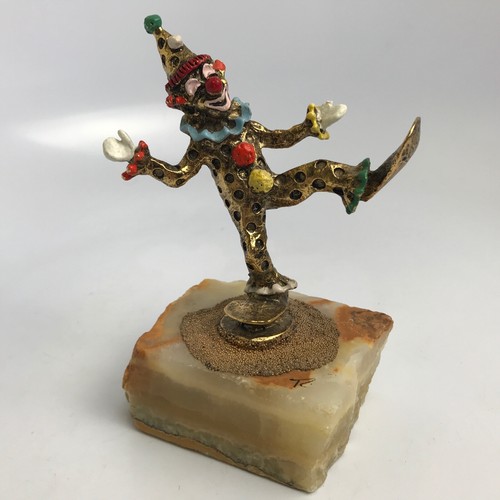 Ron lee clown figurine - lee, pinky