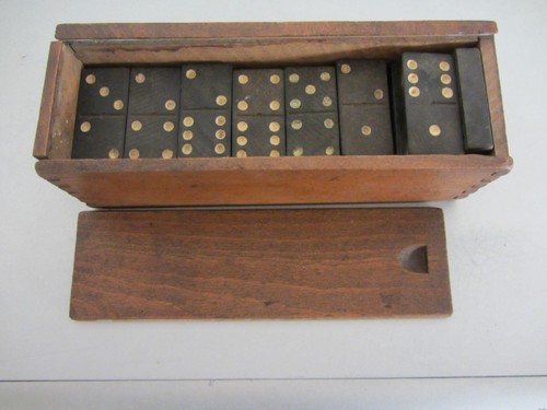 Jeu dominos bois - de, fait