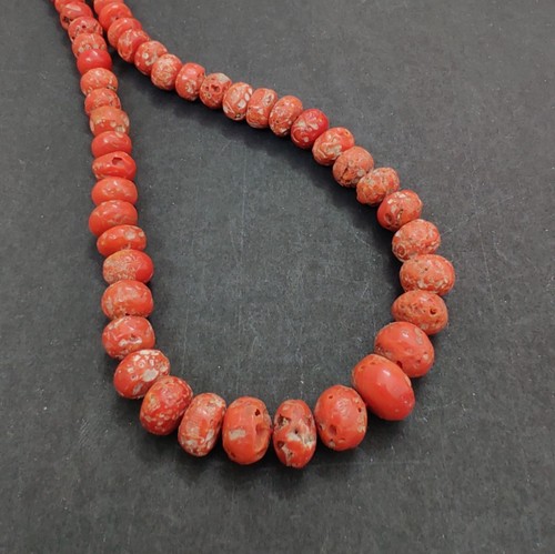 Perles corail rouge italie - rouge,