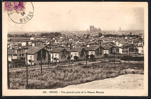 Cpa reims vue générale - reims,,