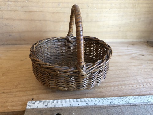 Petit panier ancien osier - petit,