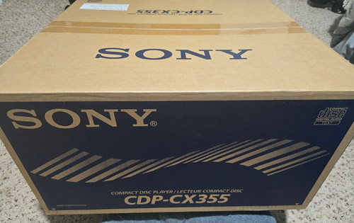 Sony cdp cx355 player mega - sony, cdp-cx355