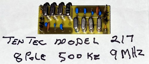 Ten tec crystal filter model - ten,