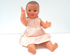 POUPÉE POUPON BAIGNEUR 40 CM HABILLÉ CONVERT MOULIN MODÈLE BABY MARQUE ANNÉES 60