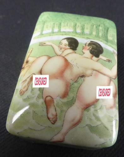 Boite porcelaine style - porcelaine,