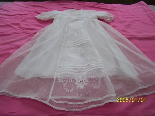 Ancienne robe baptême en - robe,
