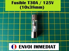 Cartouche Fusible verre T30A /