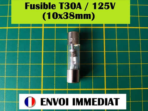 Cartouche fusible verre t30a - cartouche, /
