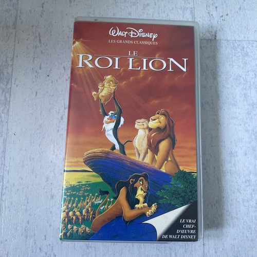 Vhs roi lion - vhs,