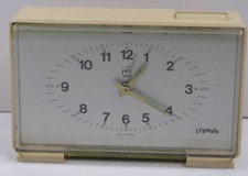 ANCIEN RÉVEIL RECTANGULAIRE JAPY VINTAGE TREMOLO, CLOCK revA231118