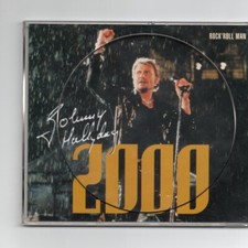 CD TITRES JOHNNY HALLYDAY 2000 ROCK'ROLL MAN CLUB JOHNNY PROMO