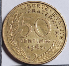 50 Centimes 1963 3 Plis