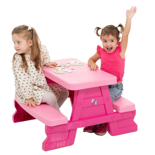 Table pique nique - de, rose