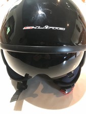 Casque jet moto cyclo noir XS